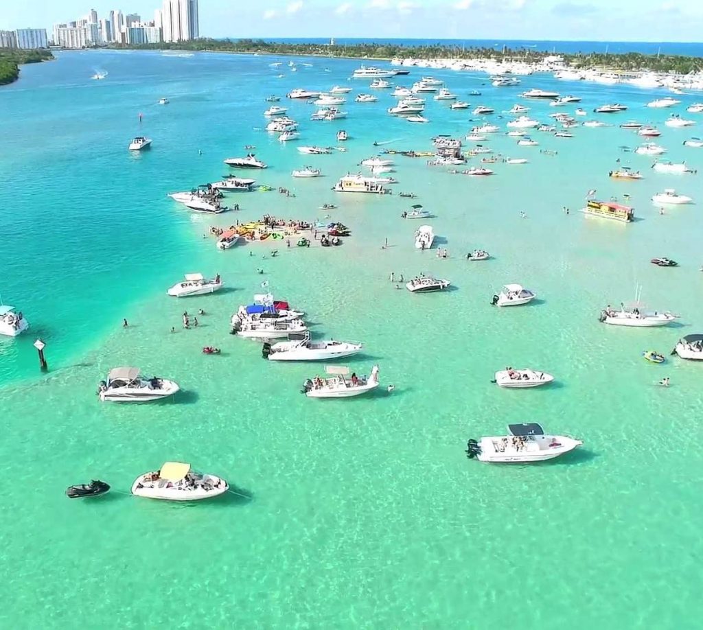 Haulover Sandbar Miami Yacht Charters